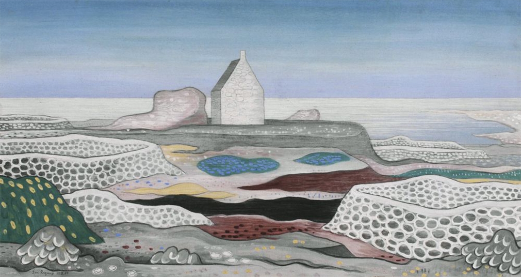 Jan Zrzavý, Domek na Ile de Sein, 1934